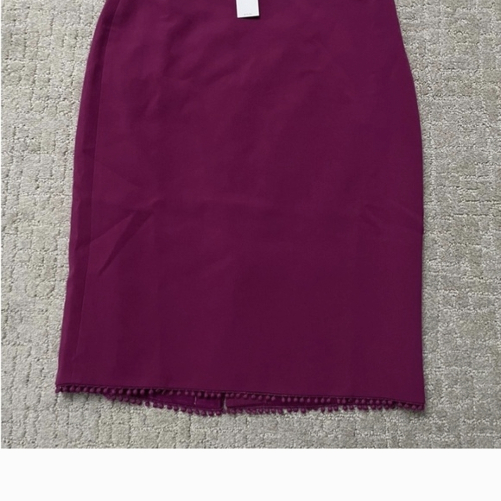 Ann Taylor Rich Purple Pencil Skirt